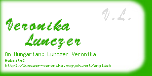 veronika lunczer business card